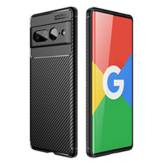 Funda Silicona Carcasa Goma Twill para Google Pixel 7 Pro 5G Negro