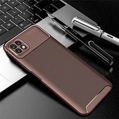 Funda Silicona Carcasa Goma Twill para Huawei Enjoy 20 5G Marron