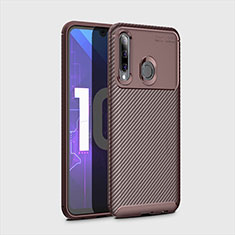 Funda Silicona Carcasa Goma Twill para Huawei Enjoy 9s Marron