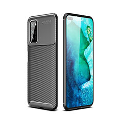 Funda Silicona Carcasa Goma Twill para Huawei Honor View 30 Pro 5G Negro