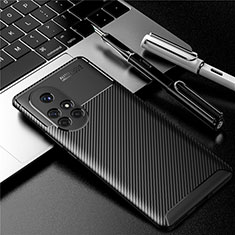 Funda Silicona Carcasa Goma Twill para Huawei Nova 8 Pro 5G Negro