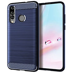 Funda Silicona Carcasa Goma Twill para Huawei P30 Lite Azul