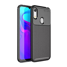 Funda Silicona Carcasa Goma Twill para Huawei Y6 (2019) Negro