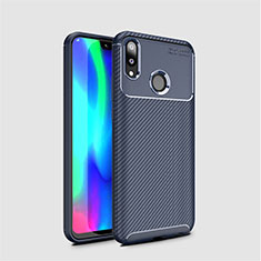 Funda Silicona Carcasa Goma Twill para Huawei Y7 (2019) Azul