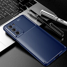 Funda Silicona Carcasa Goma Twill para Motorola Moto Edge S30 5G Azul