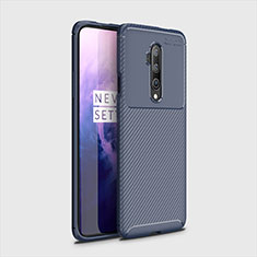 Funda Silicona Carcasa Goma Twill para OnePlus 7T Pro Azul