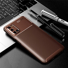 Funda Silicona Carcasa Goma Twill para Oppo A72 Marron