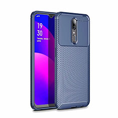 Funda Silicona Carcasa Goma Twill para Oppo A9 Azul