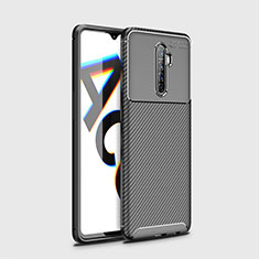 Funda Silicona Carcasa Goma Twill para Oppo Reno Ace Negro