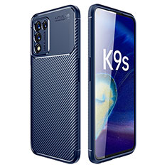 Funda Silicona Carcasa Goma Twill para Realme Q3t 5G Azul