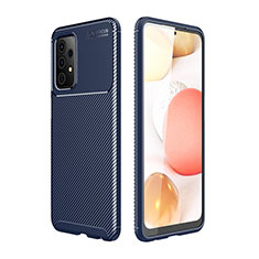 Funda Silicona Carcasa Goma Twill para Samsung Galaxy A52 5G Azul