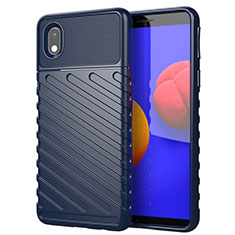 Funda Silicona Carcasa Goma Twill para Samsung Galaxy M01 Core Azul