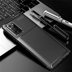 Funda Silicona Carcasa Goma Twill para Samsung Galaxy Note 20 5G Negro