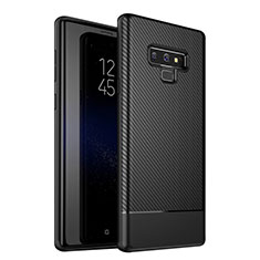Funda Silicona Carcasa Goma Twill para Samsung Galaxy Note 9 Negro