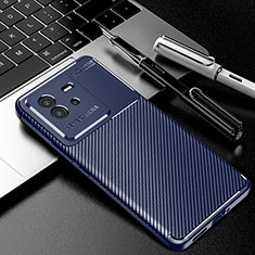 Funda Silicona Carcasa Goma Twill para Vivo iQOO Neo6 SE 5G Azul