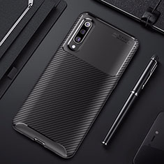 Funda Silicona Carcasa Goma Twill para Xiaomi Mi 9 Lite Negro