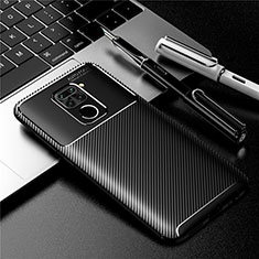 Funda Silicona Carcasa Goma Twill para Xiaomi Redmi Note 9 Negro