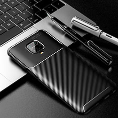 Funda Silicona Carcasa Goma Twill para Xiaomi Redmi Note 9S Negro