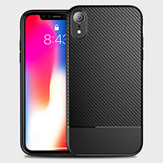 Funda Silicona Carcasa Goma Twill S01 para Apple iPhone XR Negro