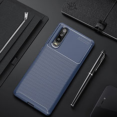 Funda Silicona Carcasa Goma Twill S01 para Huawei P30 Azul