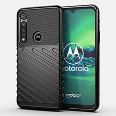 Funda Silicona Carcasa Goma Twill S01 para Motorola Moto G8 Plus Negro