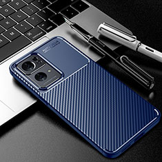 Funda Silicona Carcasa Goma Twill S01 para Oppo Reno7 Pro 5G Azul