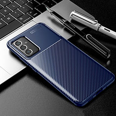 Funda Silicona Carcasa Goma Twill S01 para Samsung Galaxy A82 5G Azul