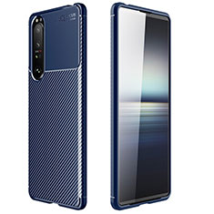 Funda Silicona Carcasa Goma Twill S01 para Sony Xperia 1 III Azul