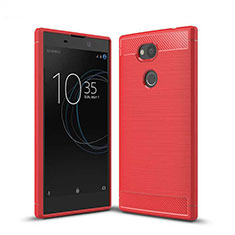 Funda Silicona Carcasa Goma Twill S01 para Sony Xperia L2 Rojo