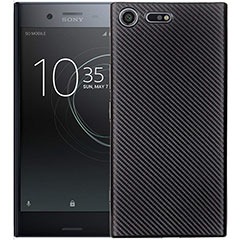 Funda Silicona Carcasa Goma Twill S01 para Sony Xperia XZ1 Compact Negro