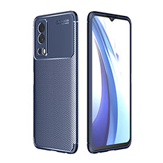 Funda Silicona Carcasa Goma Twill S01 para Vivo Y72 5G Azul