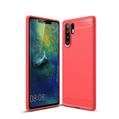 Funda Silicona Carcasa Goma Twill S03 para Huawei P30 Pro Rojo