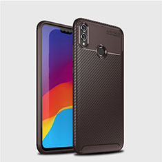 Funda Silicona Carcasa Goma Twill T01 para Huawei Honor 8X Marron