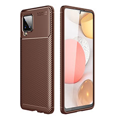 Funda Silicona Carcasa Goma Twill WL1 para Samsung Galaxy A42 5G Marron