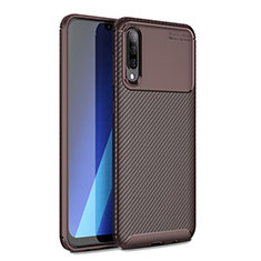 Funda Silicona Carcasa Goma Twill WL1 para Samsung Galaxy A70 Marron