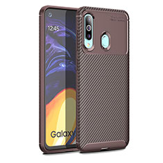 Funda Silicona Carcasa Goma Twill WL1 para Samsung Galaxy M40 Marron