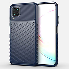 Funda Silicona Carcasa Goma Twill Y01 para Huawei Nova 6 SE Azul