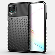 Funda Silicona Carcasa Goma Twill Y01 para Huawei Nova 7i Negro