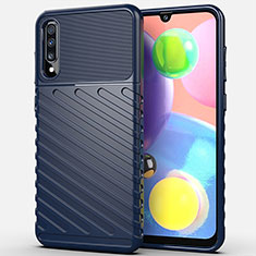 Funda Silicona Carcasa Goma Twill Y01 para Samsung Galaxy A90 5G Azul