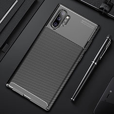 Funda Silicona Carcasa Goma Twill Y01 para Samsung Galaxy Note 10 Plus Negro