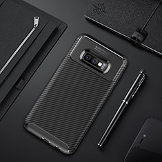 Funda Silicona Carcasa Goma Twill Y01 para Samsung Galaxy S10e Negro