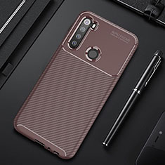 Funda Silicona Carcasa Goma Twill Y01 para Xiaomi Redmi Note 8 Marron