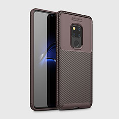 Funda Silicona Carcasa Goma Twill Y02 para Huawei Mate 20 X 5G Marron