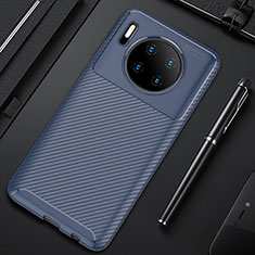 Funda Silicona Carcasa Goma Twill Y02 para Huawei Mate 30 Azul