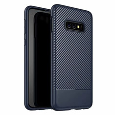 Funda Silicona Carcasa Goma Twill Y02 para Samsung Galaxy S10e Azul