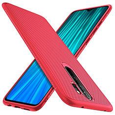 Funda Silicona Carcasa Goma Twill Y03 para Xiaomi Redmi Note 8 Pro Rojo