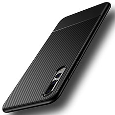 Funda Silicona Carcasa Goma Twill Z01 para Huawei P20 Pro Negro
