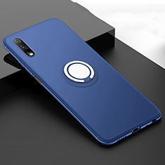 Funda Silicona Carcasa Ultrafina Goma con Magnetico Anillo de dedo Soporte A02 para Huawei Honor 9X Azul