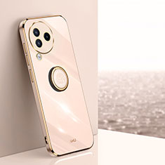 Funda Silicona Carcasa Ultrafina Goma con Magnetico Anillo de dedo Soporte XL1 para Xiaomi Civi 3 5G Oro Rosa