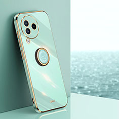 Funda Silicona Carcasa Ultrafina Goma con Magnetico Anillo de dedo Soporte XL1 para Xiaomi Civi 3 5G Verde